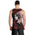 Native American MMIW Men Tank Top Red Handprint Grunge Style