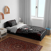 Native American MMIW Red Handprint Bedding Set Dreamcatcher