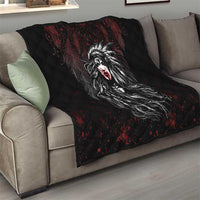 Native American MMIW Red Handprint Quilt Dreamcatcher