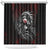 Native American MMIW Red Handprint Shower Curtain Dreamcatcher