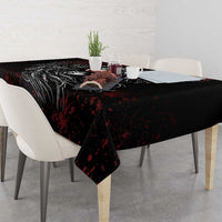 Native American MMIW Red Handprint Tablecloth Dreamcatcher