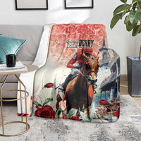 Kentucky Horse Racing Blanket 151st Derby Party