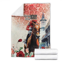 Kentucky Horse Racing Blanket 151st Derby Party