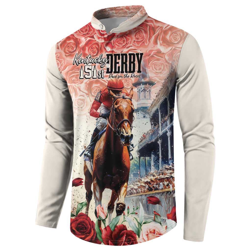 Kentucky Horse Racing Button Sweatshirt 151st Derby Party