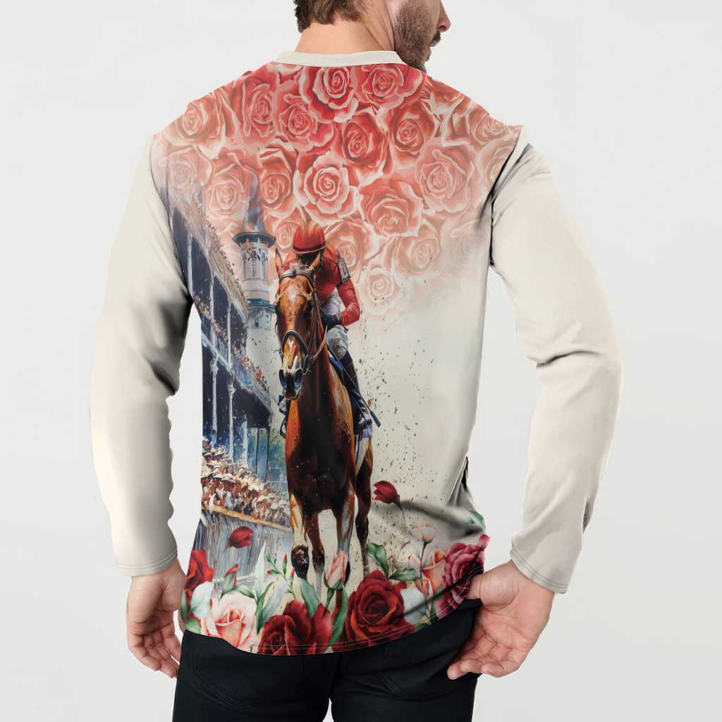 Kentucky Horse Racing Button Sweatshirt 151st Derby Party