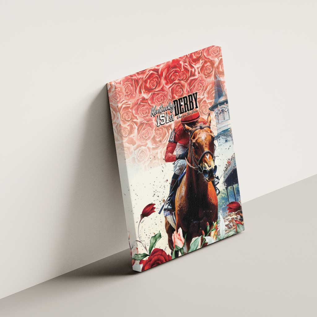 Kentucky Horse Racing Canvas Wall Art 151st Derby Party