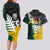 Personalised New Zealand Vs South Africa Rugby Couples Matching Long Sleeve Bodycon Dress and Hawaiian Shirt Rivals - Tribal Style LT7 - Wonder Print Shop