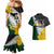 Personalised New Zealand Vs South Africa Rugby Couples Matching Mermaid Dress and Hawaiian Shirt Rivals - Tribal Style LT7 - Wonder Print Shop