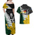 Personalised New Zealand Vs South Africa Rugby Couples Matching Off Shoulder Maxi Dress and Hawaiian Shirt Rivals - Tribal Style LT7 - Wonder Print Shop