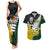 Personalised New Zealand Vs South Africa Rugby Couples Matching Tank Maxi Dress and Hawaiian Shirt Rivals - Tribal Style LT7 - Wonder Print Shop