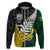 Personalised New Zealand Vs South Africa Rugby Hoodie Rivals - Tribal Style - Wonder Print Shop