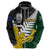 Personalised New Zealand Vs South Africa Rugby Hoodie Rivals - Tribal Style - Wonder Print Shop