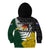 Personalised New Zealand Vs South Africa Rugby Kid Hoodie Rivals - Tribal Style - Wonder Print Shop