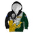 Personalised New Zealand Vs South Africa Rugby Kid Hoodie Rivals - Tribal Style - Wonder Print Shop