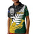 Personalised New Zealand Vs South Africa Rugby Kid Polo Shirt Rivals - Tribal Style - Wonder Print Shop