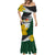 Personalised New Zealand Vs South Africa Rugby Mermaid Dress Rivals - Tribal Style - Wonder Print Shop