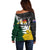 Personalised New Zealand Vs South Africa Rugby Off Shoulder Sweater Rivals - Tribal Style - Wonder Print Shop