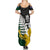 Personalised New Zealand Vs South Africa Rugby Summer Maxi Dress Rivals - Tribal Style - Wonder Print Shop