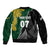 Personalised New Zealand Vs South Africa Rugby Bomber Jacket Rivals Dynamics LT7 - Wonder Print Shop