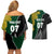 Personalised New Zealand Vs South Africa Rugby Couples Matching Off Shoulder Short Dress and Hawaiian Shirt Rivals Dynamics LT7 - Wonder Print Shop