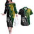 Personalised New Zealand Vs South Africa Rugby Couples Matching Off The Shoulder Long Sleeve Dress and Hawaiian Shirt Rivals Dynamics LT7 - Wonder Print Shop