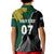 Personalised New Zealand Vs South Africa Rugby Kid Polo Shirt Rivals Dynamics - Wonder Print Shop