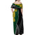 Personalised New Zealand Vs South Africa Rugby Off Shoulder Maxi Dress Rivals Dynamics - Wonder Print Shop