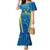 Personalised Sweden Football Mermaid Dress Women World Cup 2023 Blagult Glacial Inspired - Wonder Print Shop