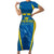 personalised-sweden-football-short-sleeve-bodycon-dress-women-world-cup-2023-blagult-glacial-inspired