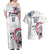 USA Rugby 2024 Custom Couples Matching Off Shoulder Maxi Dress and Hawaiian Shirt GO Eagles Assemble LT7 - Wonder Print Shop