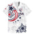 USA Rugby 2024 Custom Family Matching Off The Shoulder Long Sleeve Dress and Hawaiian Shirt GO Eagles Assemble - Wonder Print Shop