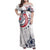 USA Rugby 2024 Custom Family Matching Off Shoulder Maxi Dress and Hawaiian Shirt GO Eagles Assemble LT7 - Wonder Print Shop