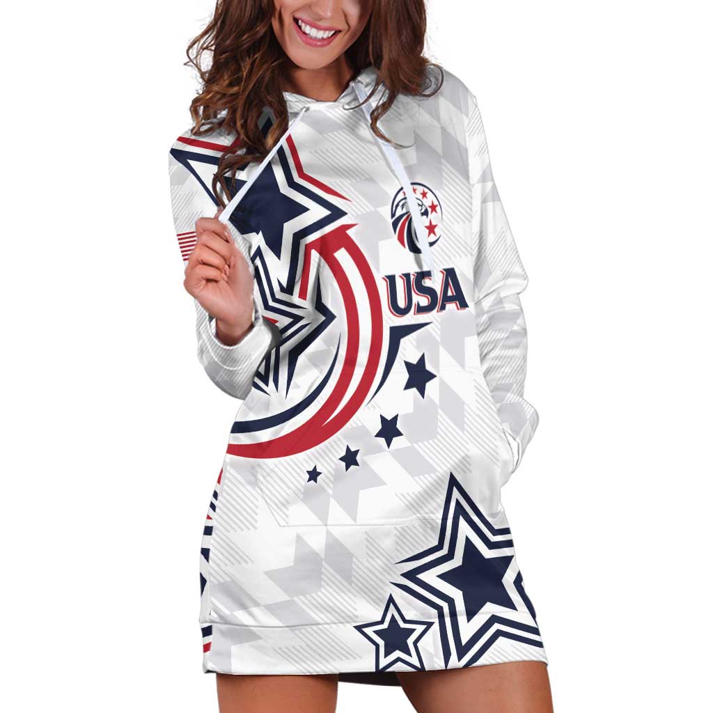 USA Rugby 2024 Custom Hoodie Dress GO Eagles Assemble - Wonder Print Shop