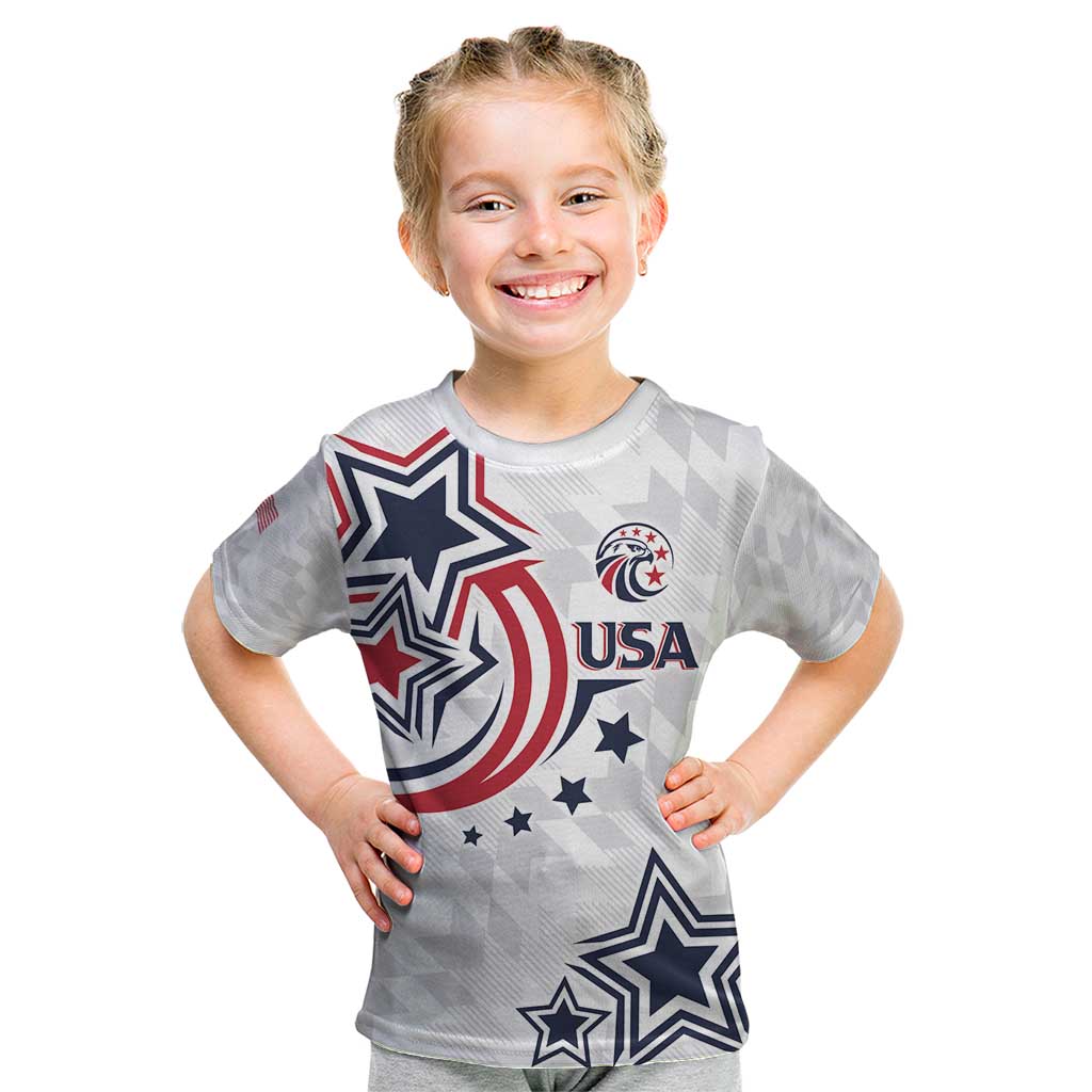 USA Rugby 2024 Custom Kid T Shirt GO Eagles Assemble - Wonder Print Shop