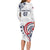 USA Rugby 2024 Custom Long Sleeve Bodycon Dress GO Eagles Assemble - Wonder Print Shop