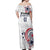 USA Rugby 2024 Custom Off Shoulder Maxi Dress GO Eagles Assemble - Wonder Print Shop