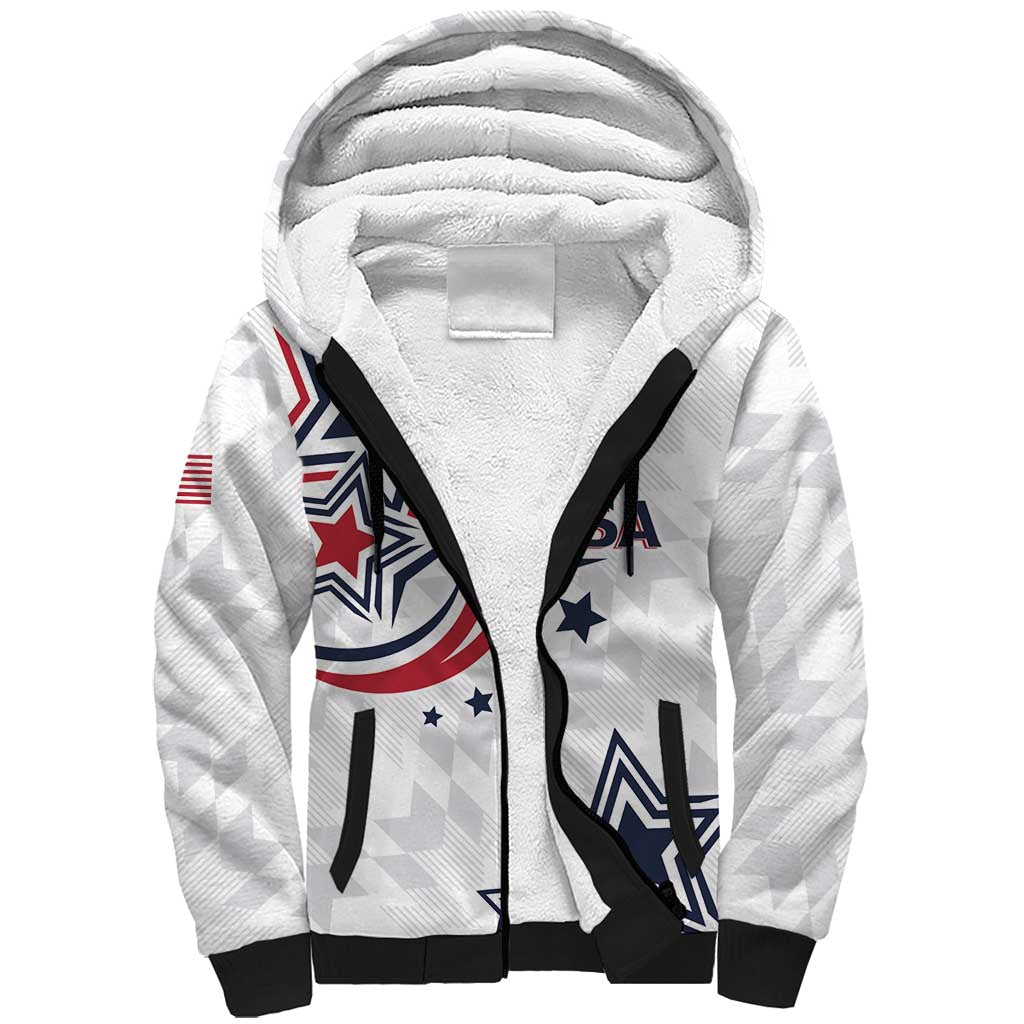 USA Rugby 2024 Custom Sherpa Hoodie GO Eagles Assemble