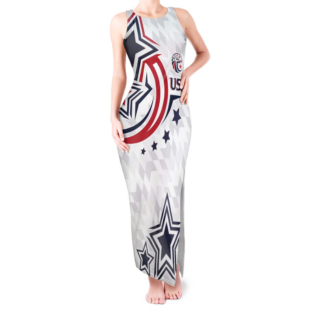 USA Rugby 2024 Custom Tank Maxi Dress GO Eagles Assemble