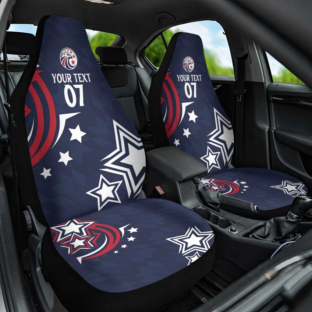 USA Rugby 2024 Custom Car Seat Cover GO Eagles Assemble - Blue Version LT7 - Wonder Print Shop