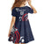 USA Rugby 2024 Custom Family Matching Mermaid Dress and Hawaiian Shirt GO Eagles Assemble - Blue Version LT7 - Wonder Print Shop