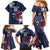 USA Rugby 2024 Custom Family Matching Mermaid Dress and Hawaiian Shirt GO Eagles Assemble - Blue Version LT7 - Wonder Print Shop