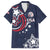 USA Rugby 2024 Custom Family Matching Puletasi and Hawaiian Shirt GO Eagles Assemble - Blue Version - Wonder Print Shop