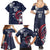 USA Rugby 2024 Custom Family Matching Summer Maxi Dress and Hawaiian Shirt GO Eagles Assemble - Blue Version - Wonder Print Shop