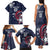 USA Rugby 2024 Custom Family Matching Tank Maxi Dress and Hawaiian Shirt GO Eagles Assemble - Blue Version - Wonder Print Shop