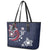 USA Rugby 2024 Custom Leather Tote Bag GO Eagles Assemble - Blue Version