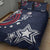 USA Rugby 2024 Custom Quilt Bed Set GO Eagles Assemble - Blue Version - Wonder Print Shop