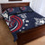 USA Rugby 2024 Custom Quilt Bed Set GO Eagles Assemble - Blue Version - Wonder Print Shop