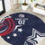 USA Rugby 2024 Custom Round Carpet GO Eagles Assemble - Blue Version