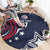 USA Rugby 2024 Custom Round Carpet GO Eagles Assemble - Blue Version