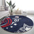 USA Rugby 2024 Custom Round Carpet GO Eagles Assemble - Blue Version